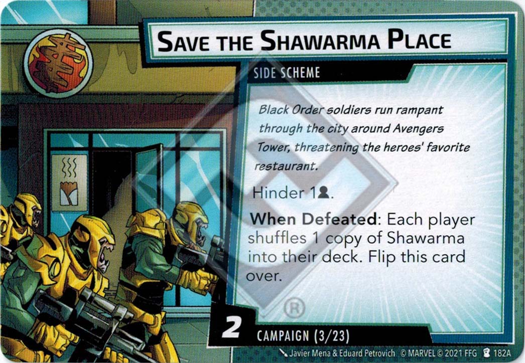 Salvare lo Shawarma Palace