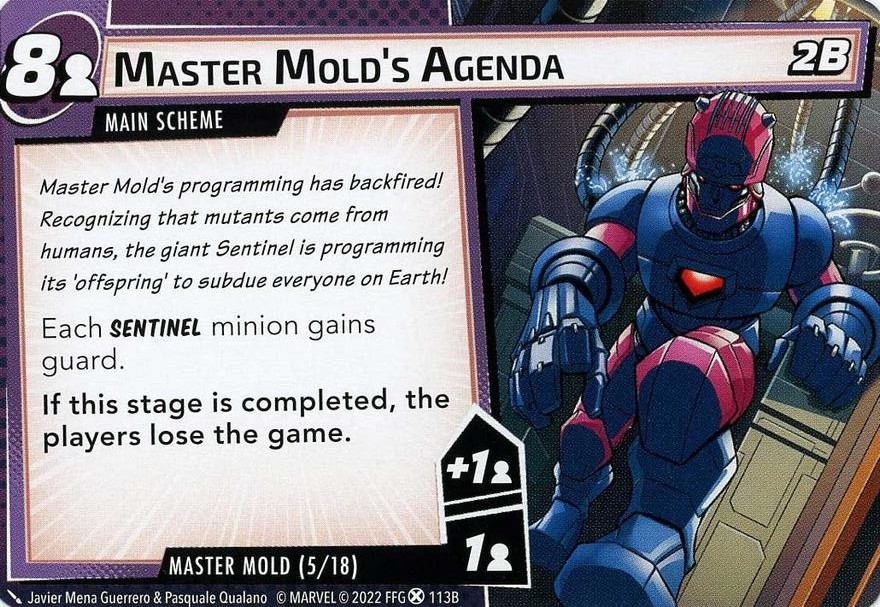Master Mold's Agenda