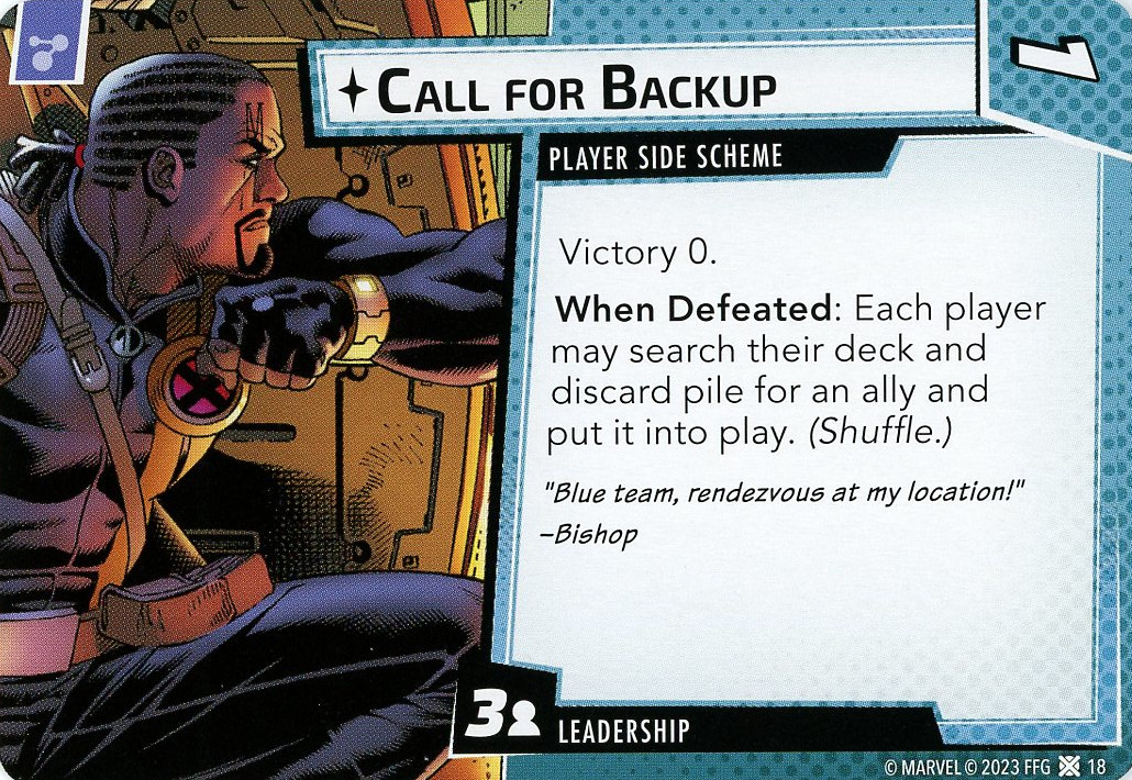 Call for Backup